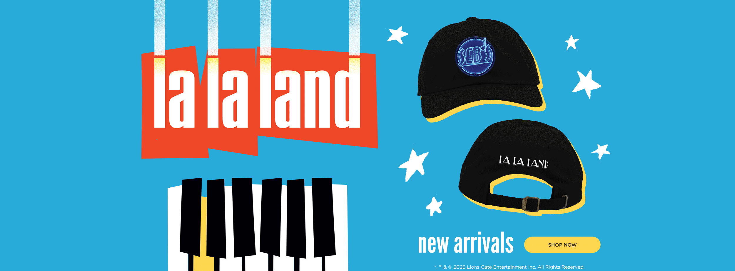 desktop feature banner LA LA LAND