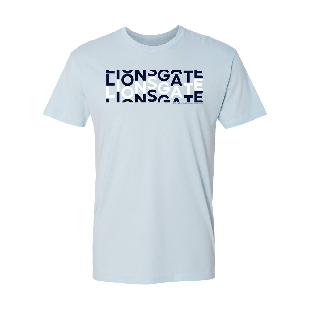 Lionsgate Scatter Logo Light Blue Unisex Tee