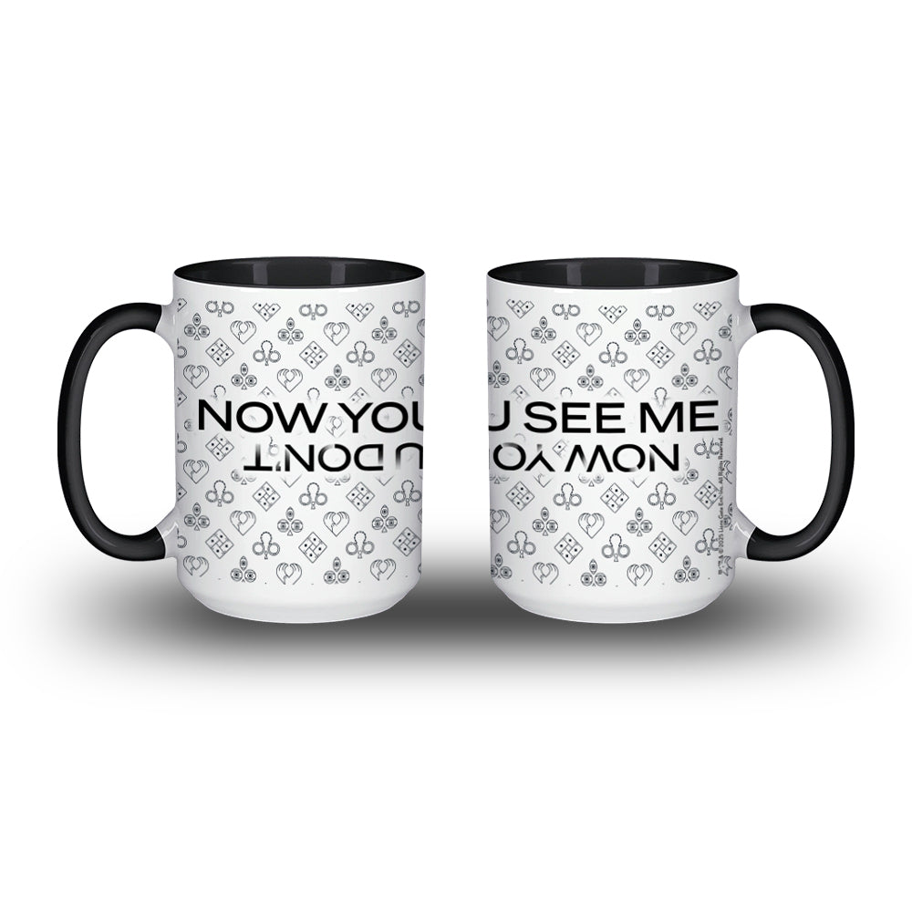 Now You See Me, Now You Don't Suit Pattern Mug