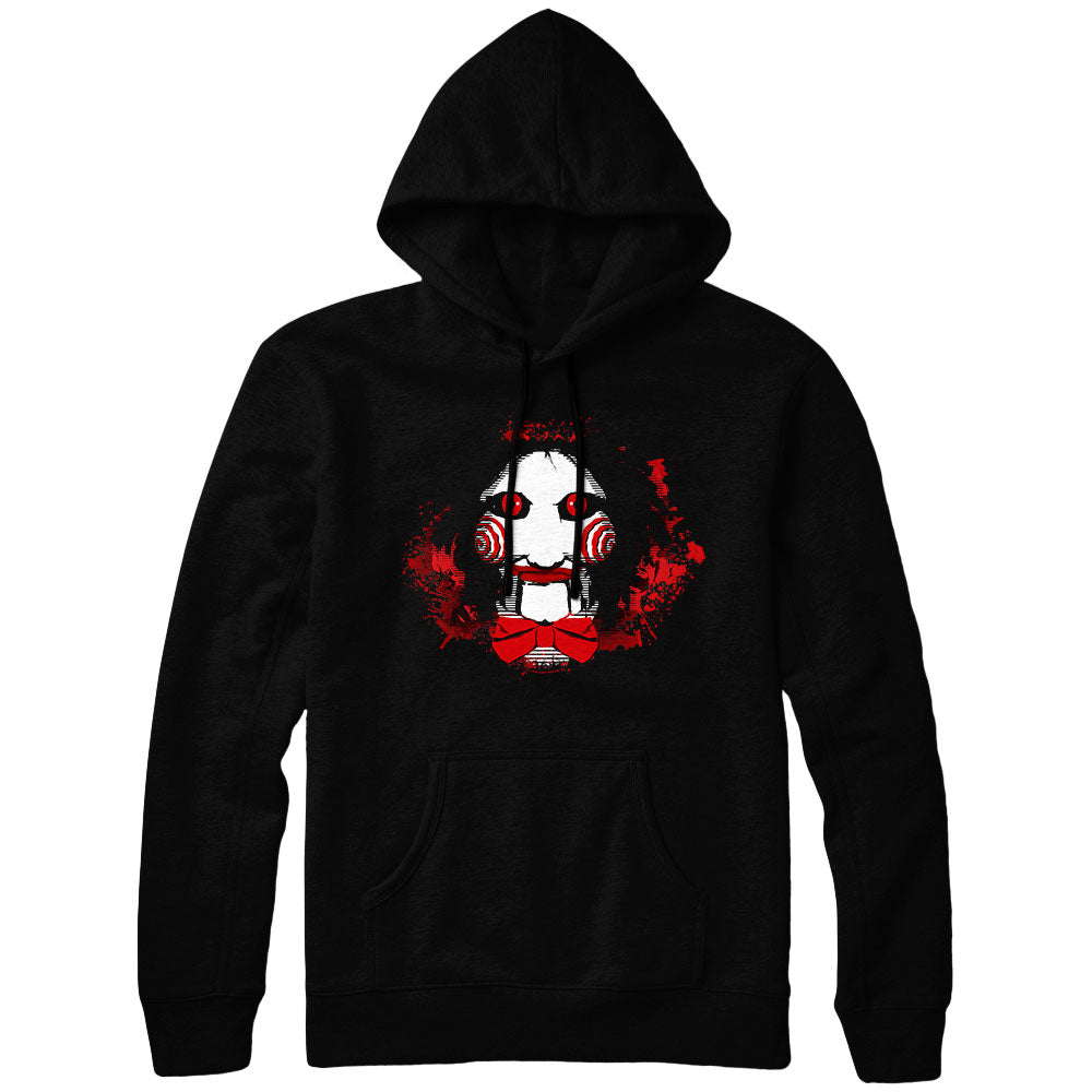 Jigsaw Splat Black Hoodie from Saw