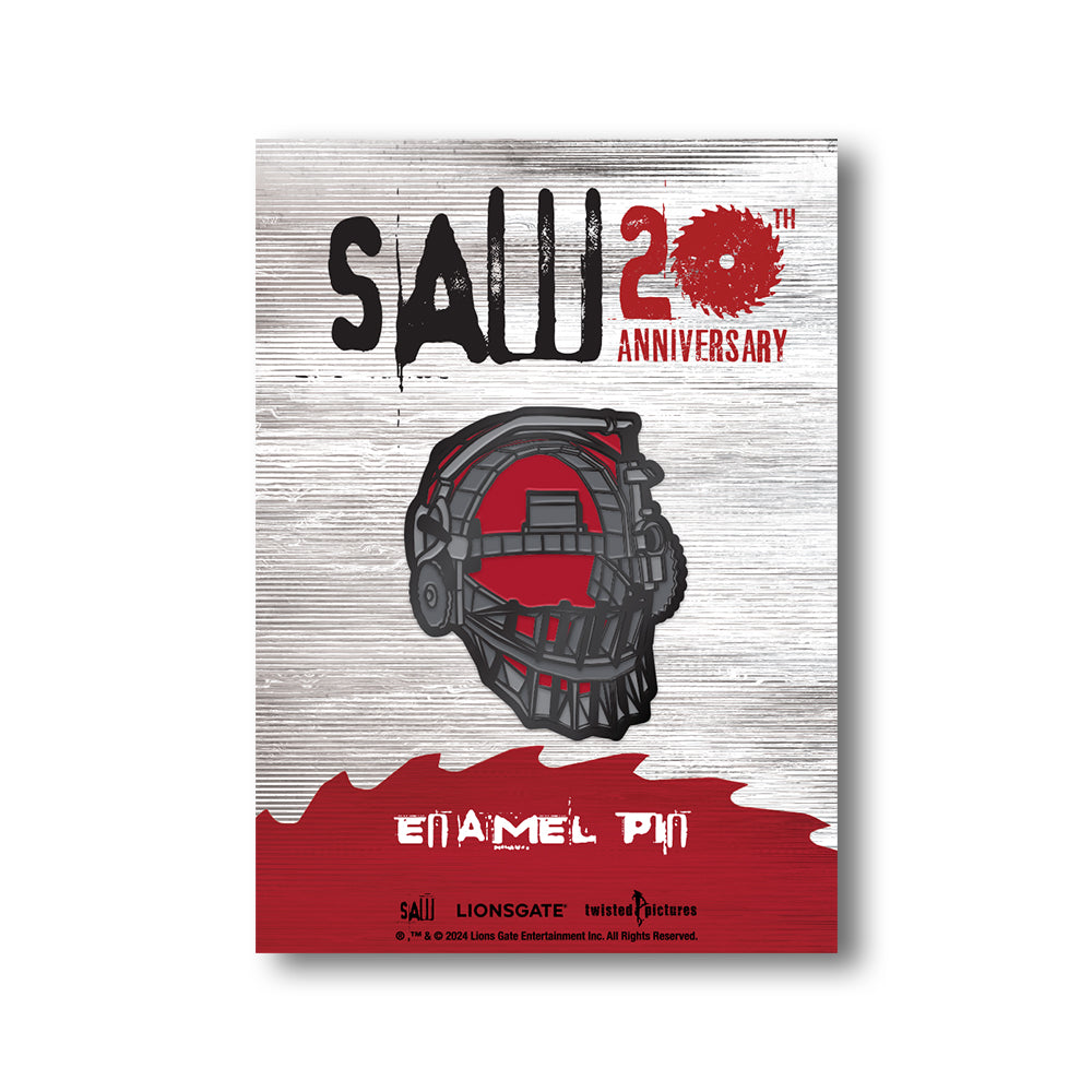 SAW 20th Anniversary Reverse Bear Trap Enamel Pin