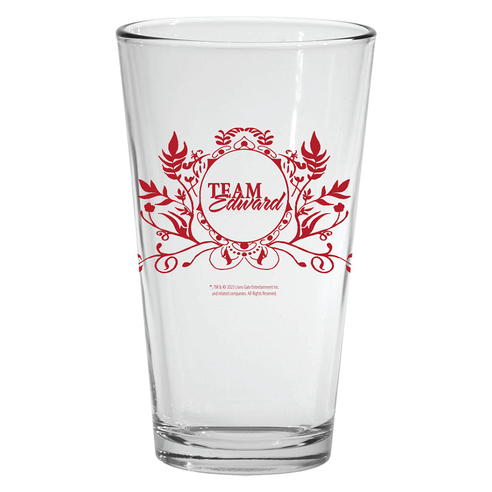 The Twilight Saga Team Edward Pint Glass