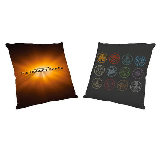 The World of the Hunger Games Districts Pillow