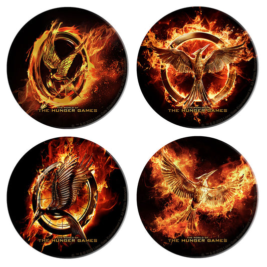 The World of the Hunger Games Emblem Coasters
