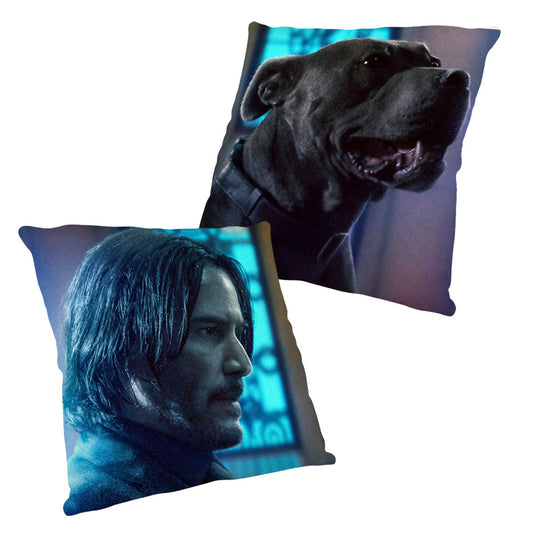 John Wick and Dog Pillow