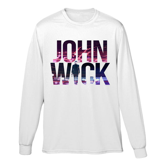 Movie Poster Adult Long Sleeve Tee from John Wick