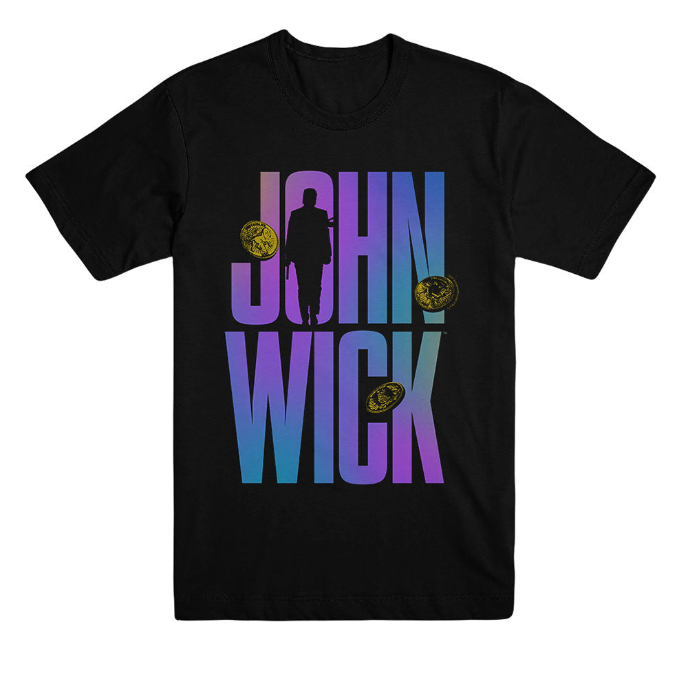Coin Gradient Black T-Shirt from John Wick