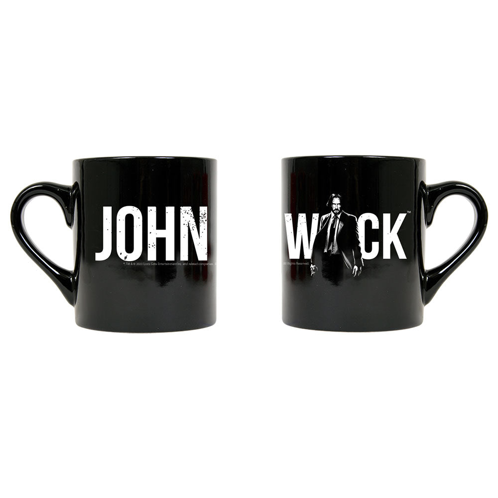 John Wick Character Logo Black Mug