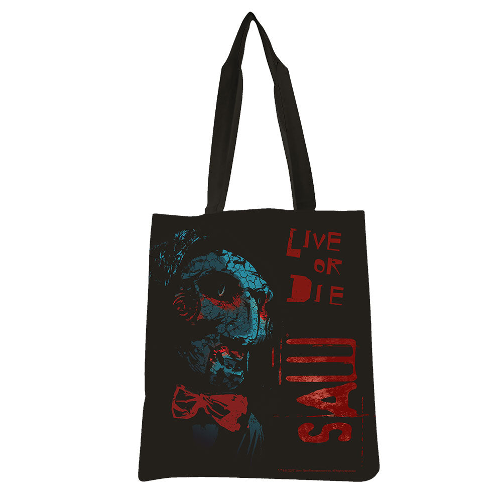 SAW Live or Die Tote Bag