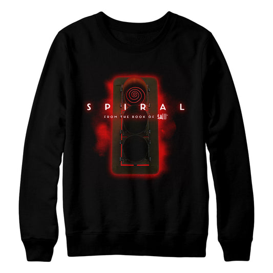 Spiral Traffic Light Black Crewneck from SPIRAL from the Book of SAW