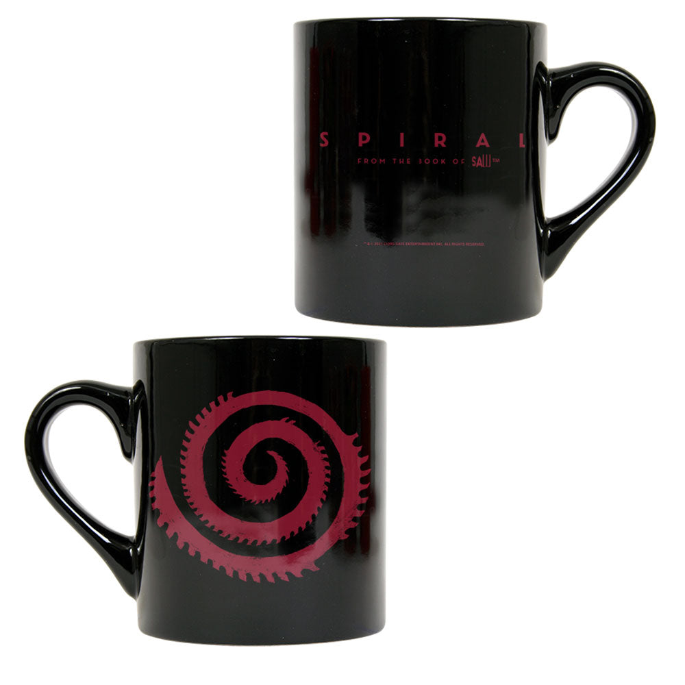 Spiral Blade Logo Black Mug from SPIRAL from the Book of SAW